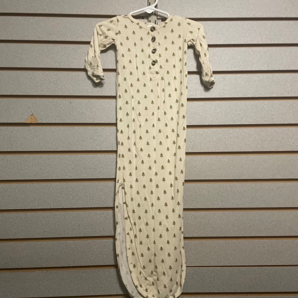 Lou Lou Lou Newborn Baby Sleep Sack Gown Tree Print Long Sleeve